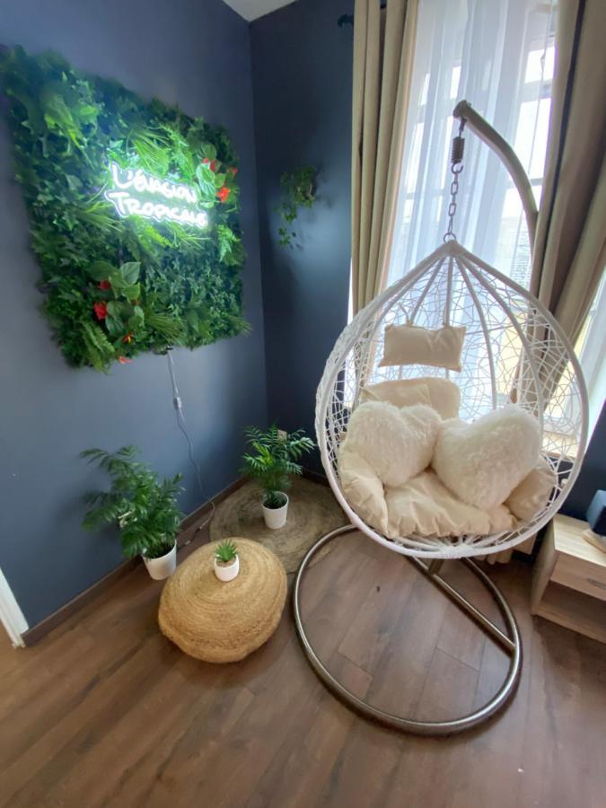 Evasion Tropicale - Studio Avec Spa, Cosy Et Renove Au Coeur De Soissons - 2 Pers ภายนอก รูปภาพ